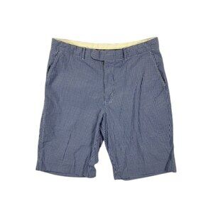 Polo Ralph Lauren Tyler Short Mens Size 36 Blue Gingham Plaid Cotton Chino‎